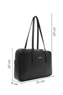 Kadın Siyah Klasik Omuz Çantası | Derimod Kadın Siyah Klasik Omuz Çantası | Derimod