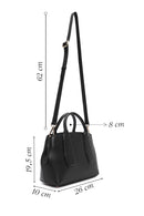 Kadın Siyah Uzun Askılı Klasik Deri Kol Çantası | Derimod Kadın Siyah Uzun Askılı Klasik Deri Kol Çantası | Derimod