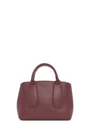 Women's Claret Red Long Strap Classic Leather Handbag | Derimod Women's Claret Red Long Strap Classic Leather Handbag | Derimod