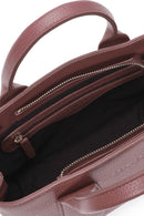 Women's Claret Red Long Strap Classic Leather Handbag | Derimod Women's Claret Red Long Strap Classic Leather Handbag | Derimod