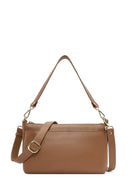 Kadın Taba Uzun Askılı Deri Kol Çantası | Derimod Kadın Taba Uzun Askılı Deri Kol Çantası | Derimod