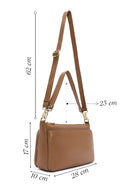 Kadın Taba Uzun Askılı Deri Kol Çantası | Derimod Kadın Taba Uzun Askılı Deri Kol Çantası | Derimod