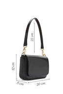 Women's Black Leather Shoulder Bag | Derimod Women's Black Leather Shoulder Bag | Derimod