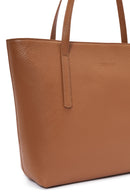 Kadın Taba Deri Klasik Omuz Çantası | Derimod Kadın Taba Deri Klasik Omuz Çantası | Derimod