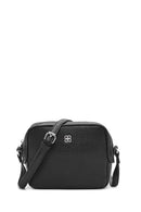 Women's Black Long Strap Crossbody Bag with Accessory Detail | Derimod Women's Black Long Strap Crossbody Bag with Accessory Detail | Derimod