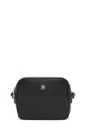 Women's Black Long Strap Crossbody Bag with Accessory Detail | Derimod Women's Black Long Strap Crossbody Bag with Accessory Detail | Derimod