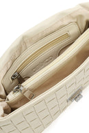 Women's Cream Braided Chain Strap Shoulder Bag | Derimod Women's Cream Braided Chain Strap Shoulder Bag | Derimod