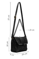 Women's Black Long Strap Crossbody Bag | Derimod Women's Black Long Strap Crossbody Bag | Derimod