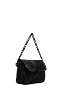Women's Black Long Strap Crossbody Bag | Derimod Women's Black Long Strap Crossbody Bag | Derimod