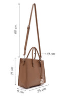 Kadın Kahverengi Uzun Askılı Klasik Kol Çantası | Derimod Kadın Kahverengi Uzun Askılı Klasik Kol Çantası | Derimod