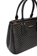 Kadın Siyah Uzun Askılı Taşlı Klasik Omuz Çantası | Derimod Kadın Siyah Uzun Askılı Taşlı Klasik Omuz Çantası | Derimod