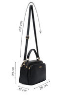 Women's Black Long Strap Crossbody Bag | Derimod Women's Black Long Strap Crossbody Bag | Derimod