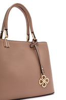 Kadın Vizon Uzun Askılı Aksesuar Detaylı Kol Çantası | Derimod Kadın Vizon Uzun Askılı Aksesuar Detaylı Kol Çantası | Derimod