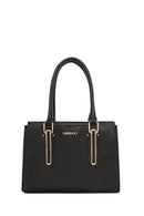 Women Black Long Strap Classic Shoulder Bag | Derimod Women Black Long Strap Classic Shoulder Bag | Derimod