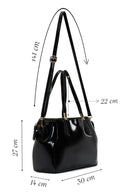 Women's Black Long Strap Classic Shoulder Bag | Derimod Women's Black Long Strap Classic Shoulder Bag | Derimod