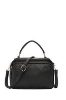 Women's Black Long Strap Printed Shoulder Bag | Derimod Women's Black Long Strap Printed Shoulder Bag | Derimod