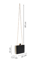 Kadın Siyah Zincir Askılı Kapitone Portföy Çanta | Derimod Kadın Siyah Zincir Askılı Kapitone Portföy Çanta | Derimod