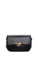 Women's Black Chain Strap Mini Crossbody Bag | Derimod Women's Black Chain Strap Mini Crossbody Bag | Derimod