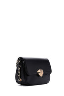 Women's Black Chain Strap Mini Crossbody Bag | Derimod Women's Black Chain Strap Mini Crossbody Bag | Derimod