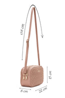 Women's Mink Long Strap Quilted Crossbody Bag | Derimod Women's Mink Long Strap Quilted Crossbody Bag | Derimod
