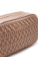 Women's Mink Long Strap Quilted Crossbody Bag | Derimod Women's Mink Long Strap Quilted Crossbody Bag | Derimod