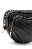 Kadın Siyah Uzun Askılı Baskılı Kol Çantası | Derimod Kadın Siyah Uzun Askılı Baskılı Kol Çantası | Derimod