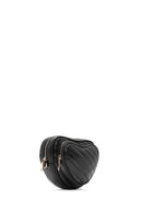 Kadın Siyah Uzun Askılı Baskılı Kol Çantası | Derimod Kadın Siyah Uzun Askılı Baskılı Kol Çantası | Derimod