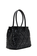Women's Black Long Strap Quilted Shoulder Bag | Derimod Women's Black Long Strap Quilted Shoulder Bag | Derimod