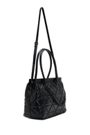 Women's Black Long Strap Quilted Shoulder Bag | Derimod Women's Black Long Strap Quilted Shoulder Bag | Derimod