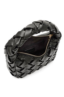 Women's Black Braided Mini Handbag | Derimod Women's Black Braided Mini Handbag | Derimod