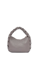 Women's Grey Knitted Mini Handbag | Derimod Women's Grey Knitted Mini Handbag | Derimod