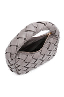 Women's Grey Knitted Mini Handbag | Derimod Women's Grey Knitted Mini Handbag | Derimod