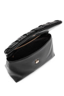 Women's Black Long Chain Strap Braided Crossbody Bag | Derimod Women's Black Long Chain Strap Braided Crossbody Bag | Derimod