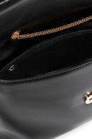 Women's Black Long Chain Strap Braided Crossbody Bag | Derimod Women's Black Long Chain Strap Braided Crossbody Bag | Derimod