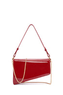 Kadın Kırmızı Uzun Zincir Askılı Rugan Mini Omuz Çantası | Derimod Kadın Kırmızı Uzun Zincir Askılı Rugan Mini Omuz Çantası | Derimod