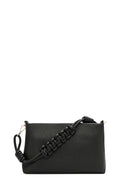Women's Black Knitted Shoulder Bag | Derimod Women's Black Knitted Shoulder Bag | Derimod