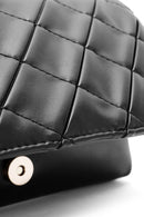 Kadın Siyah Örgü Askılı Baskılı Omuz Çantası | Derimod Kadın Siyah Örgü Askılı Baskılı Omuz Çantası | Derimod