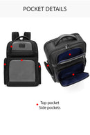 D-Pack Unisex Black Fabric Backpack | Derimod D-Pack Unisex Black Fabric Backpack | Derimod