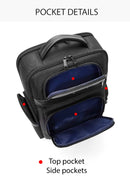 D-Pack Unisex Black Fabric Backpack | Derimod D-Pack Unisex Black Fabric Backpack | Derimod