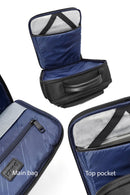 D-Pack Unisex Black Fabric Backpack | Derimod D-Pack Unisex Black Fabric Backpack | Derimod