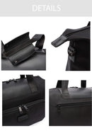 D-Pack Men's Black Long Strap Fabric Travel Bag | Derimod D-Pack Men's Black Long Strap Fabric Travel Bag | Derimod