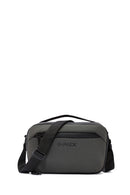 D-Pack Men's Green Fabric Crossbody Bag | Derimod D-Pack Men's Green Fabric Crossbody Bag | Derimod