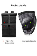 D-Pack Unisex Black Backpack | Derimod D-Pack Unisex Black Backpack | Derimod