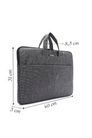 D-Pack Men's Gray Fabric Laptop Bag | Derimod D-Pack Men's Gray Fabric Laptop Bag | Derimod