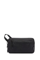 D-Pack Men's Black Fabric Handbag | Derimod D-Pack Men's Black Fabric Handbag | Derimod