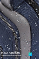 D-Pack Men's Navy Blue Fabric Handbag | Derimod D-Pack Men's Navy Blue Fabric Handbag | Derimod