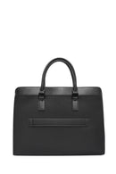 D-Pack Men's Black Long Strap Briefcase | Derimod D-Pack Men's Black Long Strap Briefcase | Derimod