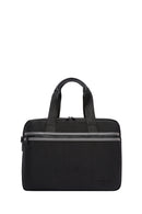 D-Pack Men's Black Long Strap Fabric Briefcase | Derimod D-Pack Men's Black Long Strap Fabric Briefcase | Derimod