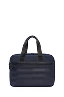 D-Pack Men's Navy Blue Long Strap Fabric Briefcase | Derimod D-Pack Men's Navy Blue Long Strap Fabric Briefcase | Derimod