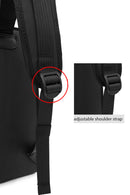 D-Pack Unisex Black Fabric Backpack | Derimod D-Pack Unisex Black Fabric Backpack | Derimod